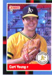 1988 Donruss Baseball Cards    097      Curt Young